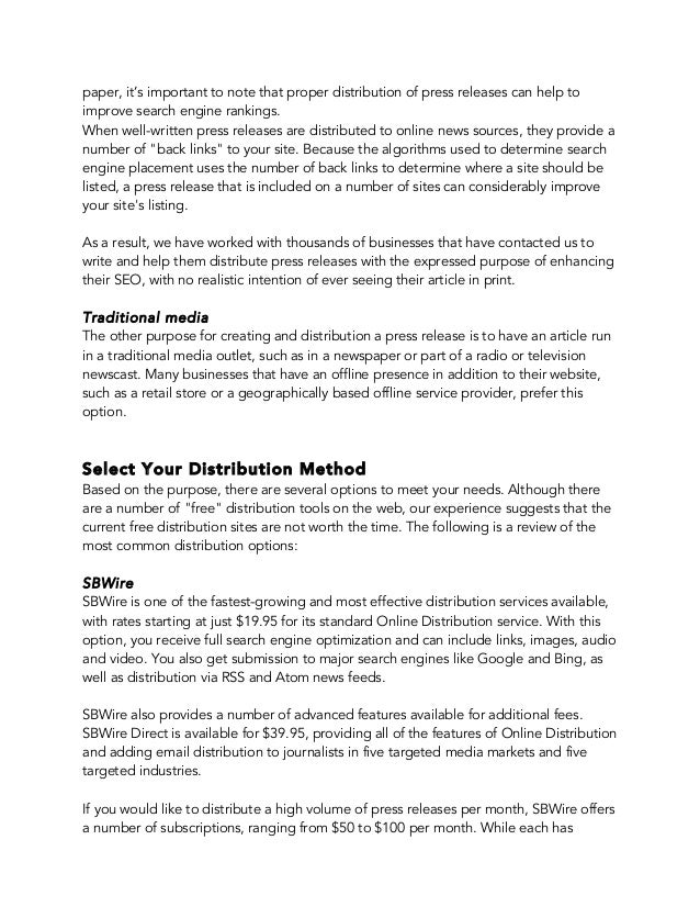 how to write a press release for an event company launch press release sample